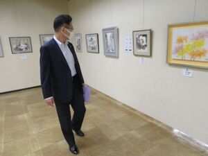 写真:津市民文化祭「日本画展」