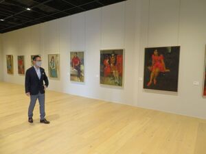 写真：森谷重夫洋画展