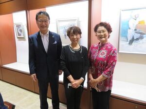 写真：近沢多賀子洋画展