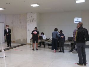 写真：新型コロナワクチン集団接種会場