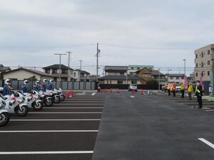 写真:春の全国交通安全運動出発式1