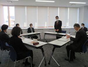 写真:津市総合教育会議