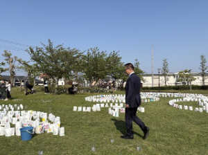 写真:グリーンフェスティバル2025(春の久居まつり)訪問の様子