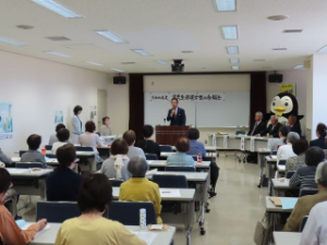 写真:更生保護女性の会 挨拶