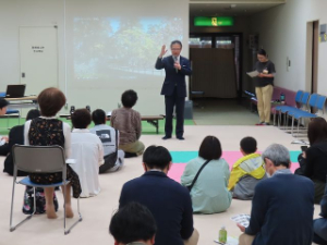 写真:お城公園こども遊び場づくり事業 第1回事業推進会議 挨拶