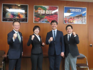 写真：JICA海外協力隊 河村咲希隊員（保健師） 来訪