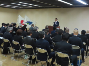 写真：訓示の様子