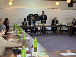 写真：藤堂藩五日会春季総会 挨拶