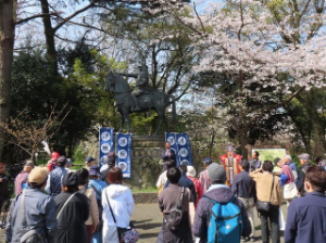 写真：「城の日」記念イベント　挨拶