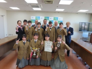 写真：第26回全国中学選抜卓球大会 出場選手来訪