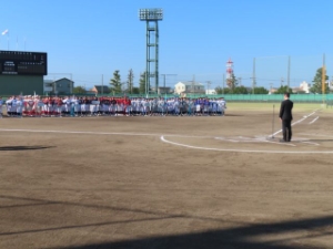 写真：MIEカップ2025三重県中学生硬式野球交流大会 挨拶