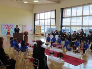 写真：令和6年度幼稚園修了証書授与式