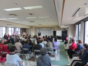 写真：橋南市民センター健康まつり 挨拶