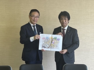 写真：田村憲久衆議院議員 訪問