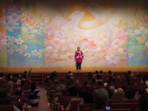 写真：第11回郷土芸能ふれあいフェスティバル 挨拶