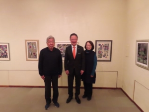 写真：濱田陽子さん個展 鑑賞