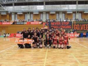 写真：2024-25 V.LEAGUE WOMEN ヴィアティン三重 VS 信州ブリリアントアリーズ2