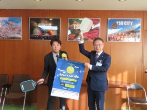 写真:一般社団法人日本ピックルボール協会 西上茂副会長 来訪