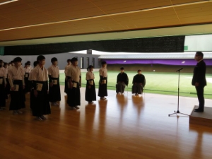 写真：STeP upスクールin津（弓道競技）1