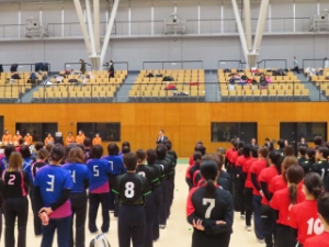 写真:第7回愛SUNカップ「鈴亀っ津交流大会」 挨拶