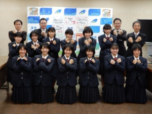 写真：全国高等学校駅伝競走大会及び全国高校選抜競漕大会出場選手