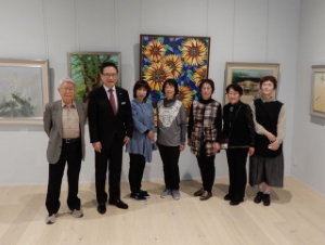 写真：僲雅会日本画展