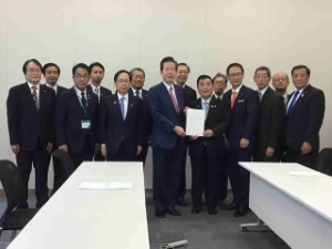 写真：海事産業に対する支援要望活動