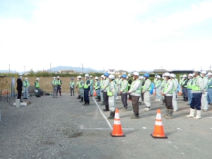 写真：三重県建設業協会第6回災害対応訓練