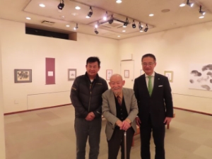 写真：櫻井拙朋さん水墨画展 鑑賞