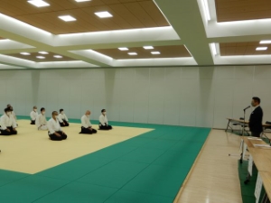 写真：合気道連盟演武大会