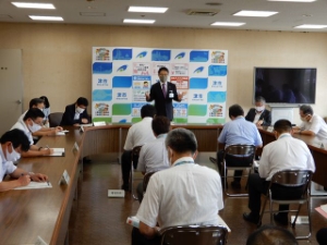 写真：第46回新型コロナウイルス感染症対策本部会議