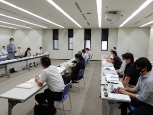 写真：人権・同和教育研究協議会役員との懇談会