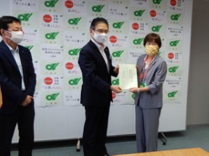 写真：三重県史跡整備市町協議会による県政要望（廣田副知事）