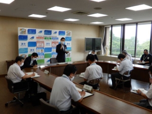 写真：第26回新型コロナウイルス感染症対策本部会議