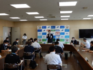 写真：第29回新型コロナウイルス感染症対策本部会議