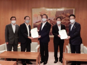 写真：三重県社会基盤整備協会県政要望　県議会