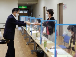 写真：文化振興審議会委員委嘱式（1）