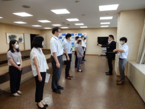 写真:プレミアム付商品券推進室辞令