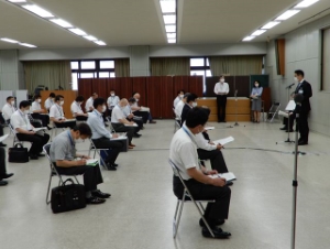 写真：第21回新型コロナウイルス感染症対策本部会議