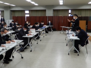 写真：第8回新型コロナウイルス感染症対策本部会議