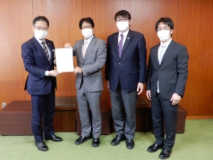 写真：UAゼンセン三重県支部役員 来訪