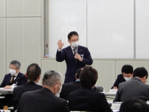 写真：第7回新型コロナウイルス感染症対策本部会議