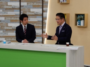 写真：三重テレビ放送「ニュース情報番組 Mieライブ 旬感☆Mie」出演