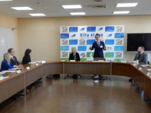 写真：海外自治体幹部協力セミナー 英国視察団 来訪1