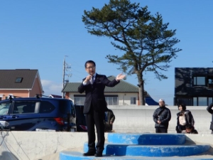 写真：観海流泅水会 寒中水泳大会1