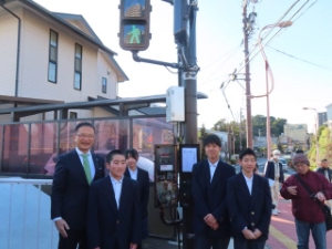 写真：市長と橋北中学校の生徒の皆さん2