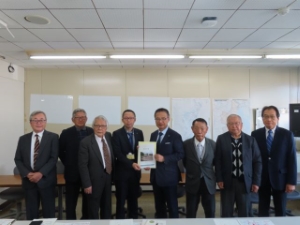 写真:相川水系治水事業促進期成同盟会要望活動の様子1