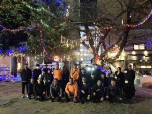 写真：イルミネーション点灯式の様子