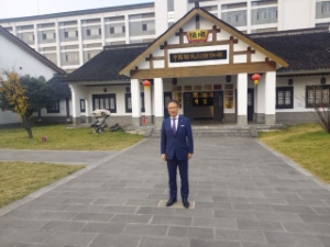 写真：中国酢文化博物館 視察の様子1