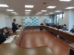 写真：津市市政相談員との市長懇談会